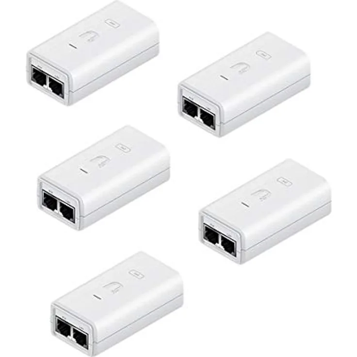 UBIQUITI Networks POE-24-12W-5P Gigabit Ethernet PoE Injektor Adapter-PoE Injektor (Gigabit-Ethernet), 90-260 V, 47-63 Hz, 0,5 A, 0-40 °C