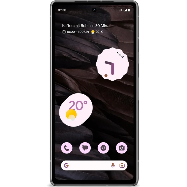 Google Pixel 7a 5G Smartphone (6,1 Zoll) AMOLED-Display, 128GB interner Speicher, 8GB RAM, Dual-SIM, Android 13, Charcoal – Bild 2