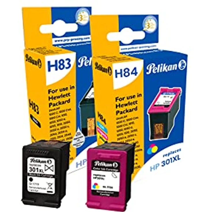 Pelikan Toner 301XL, Druckerzubehör mit präziser Farbwiedergabe, CMYK-Set – Bild 2