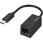 Hama 200322 Netzwerk-Adapter USB-C-Stecker - LAN/Ethernet-Buchse, Gigabit Ethernet