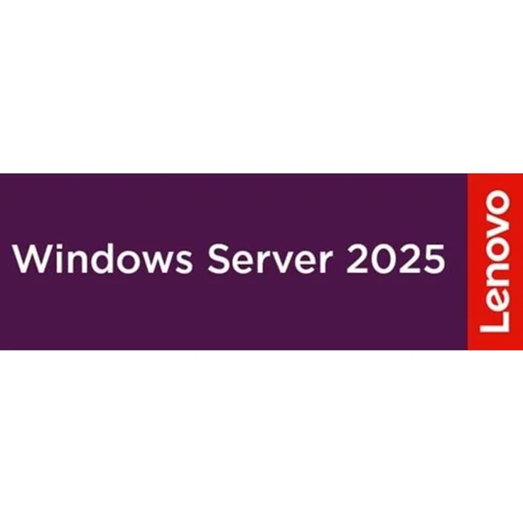 Lenovo Microsoft Windows Server 2025, Lizenz mit 10 Benutzer-CALs für ThinkSystem SR250 V3, SR630 V3, SR650 V3, ST250 V3, ST50 V3