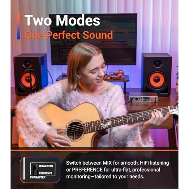 ESI nEAR i5, aktiver 2-Wege-Studiomonitor mit DSP-Class-D-Verstärker, 5 Zoll Tieftöner und 1 Zoll Hochtöner, kompakte Bauweise – Bild 6