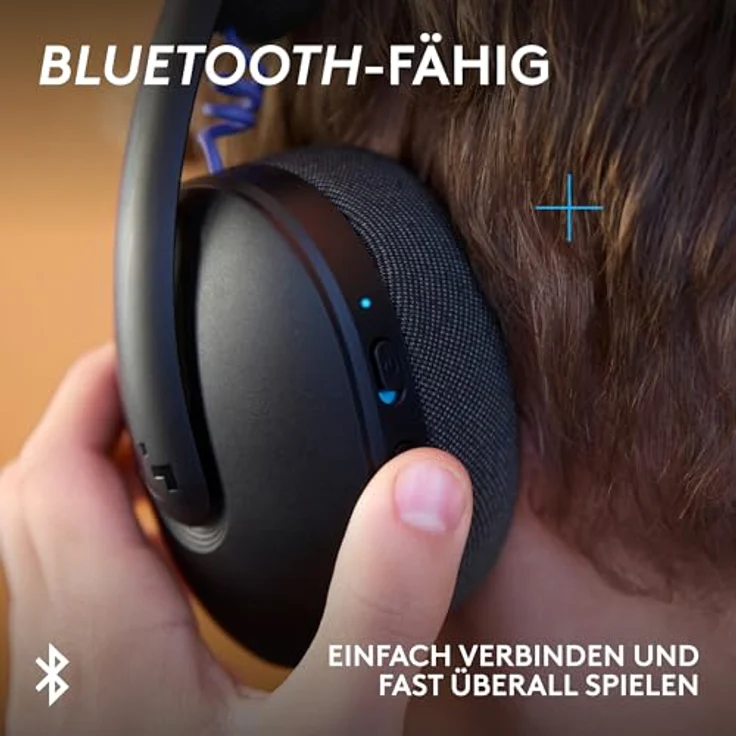 Logitech G325 (Kabellos), Gaming Headset, Schwarz – Bild 5