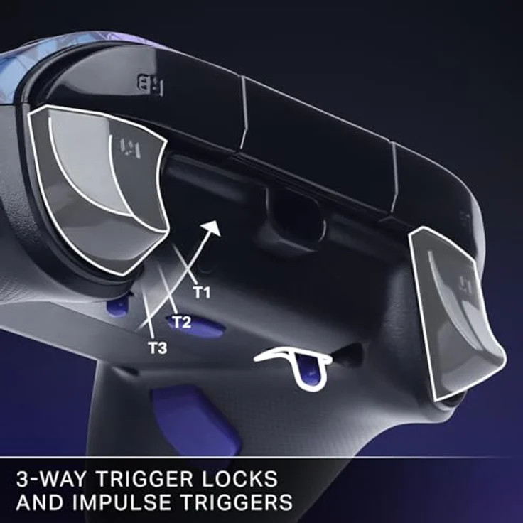 PowerA XB Controller Advantage Wired, Fortnite Victory Royale mit Hall-Effect-Thumbsticks, programmierbaren Gaming Buttons und 3.05 m USB-C-Kabel – Bild 5