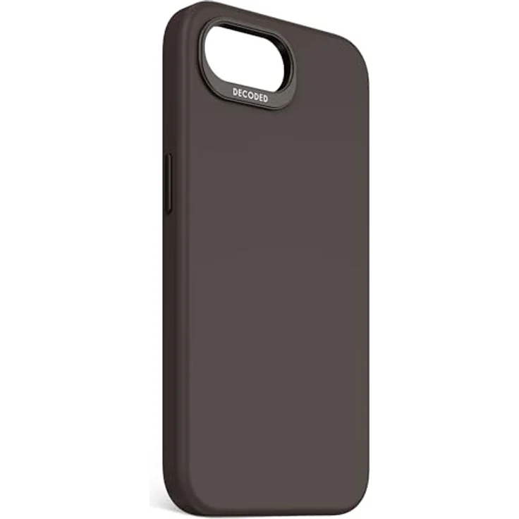 Decoded Silikon Hülle für iPhone 16e, Premium Soft-Touch, MagSafe-kompatibel, antibakterielle Beschichtung, anthrazit – Bild 2