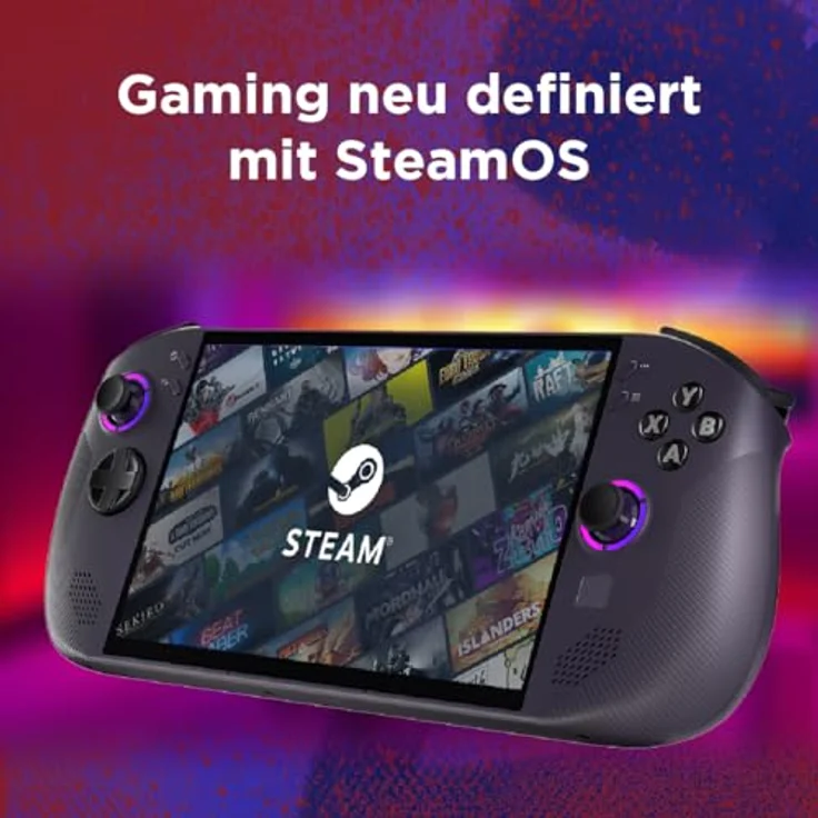 Lenovo Legion Go S Gaming Konsole | 8" WUXGA Display, AMD Ryzen Z2 Go, 16GB RAM, 512GB SSD, AMD Radeon Grafik, SteamOS, Nebula Nocturne schwarz – Bild 4