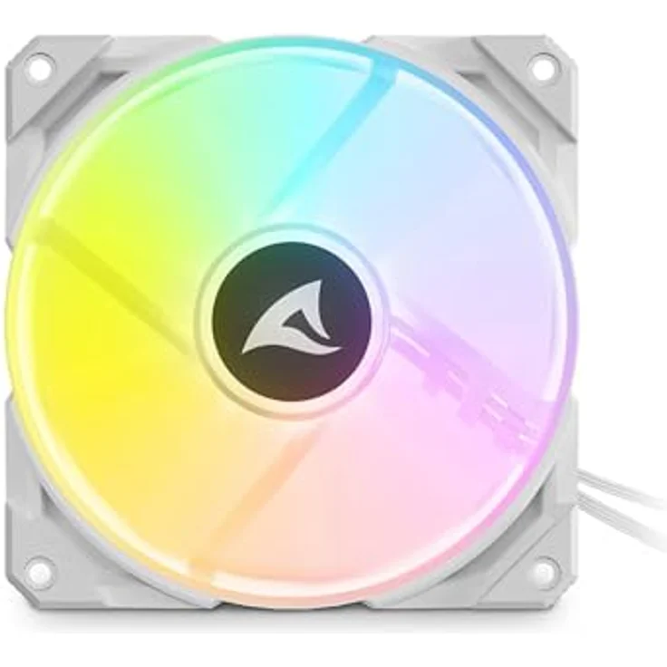 Sharkoon Gehäuselüfter Rebel F50 PWM, 120mm Lüfter, 600-2000 U/min, 35 dB, verschraubte Befestigung – Bild 2