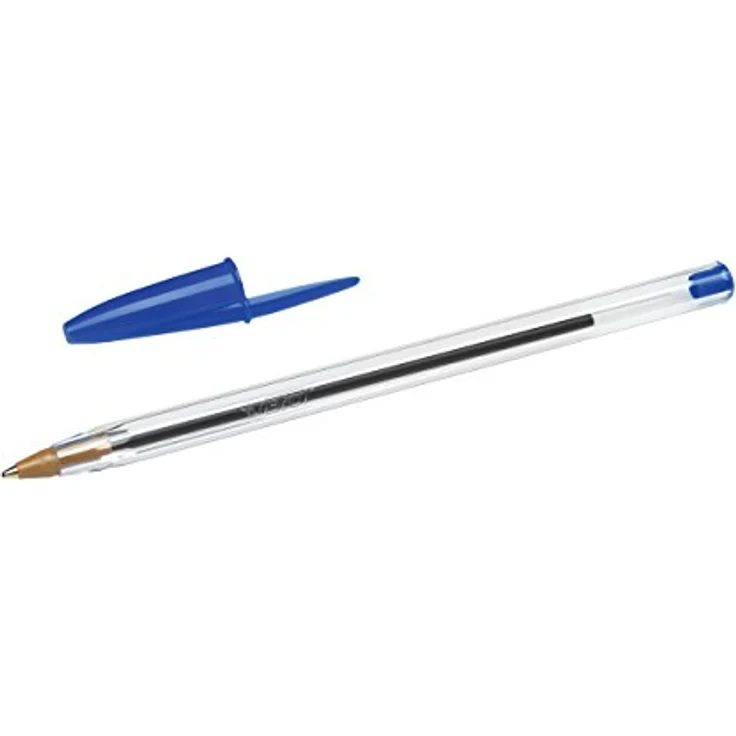 Bic Kugelschreiber Cristal Original, 8373609, Gehäuse transparent, Schreibfarbe blau – Bild 3