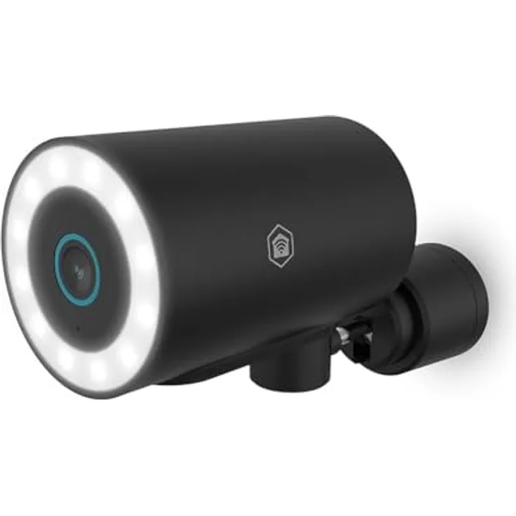 Nedis SmartLife Aussenkamera 4K Wi-Fi Spotlight, 3840x2160 IP65, mit Cloud Storage, Schwarz