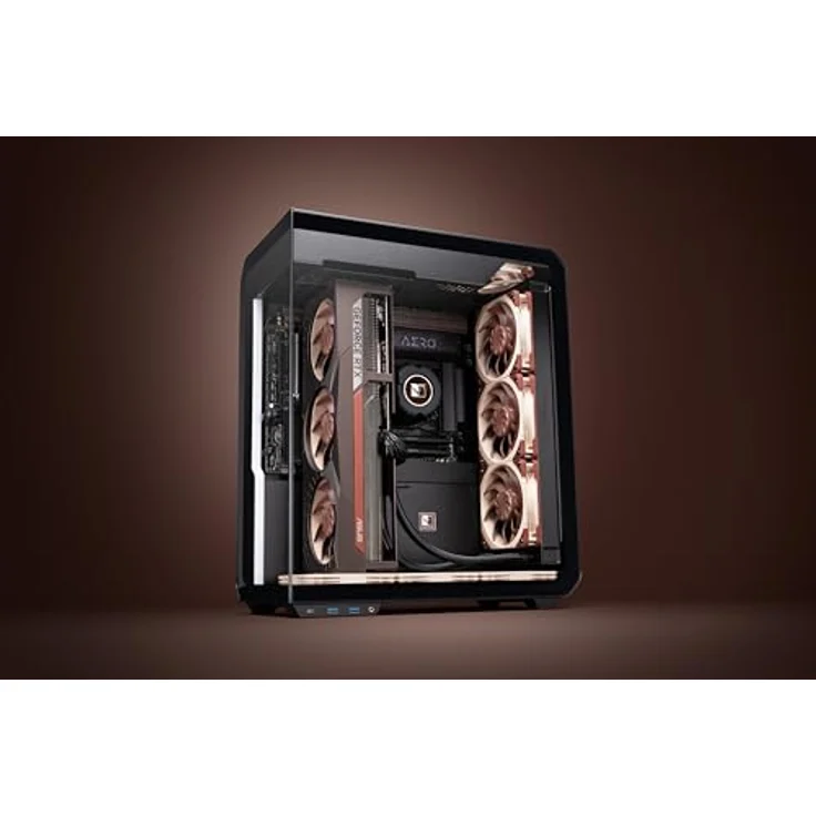 Noctua NL-LC1-36, 360mm Leiser All-in-One-Wasserkühler (AIO) für AMD AM5 und Intel LGA1851/LGA1700-CPUs, schwarz/braun/beige, inklusive NT-H2-Wärmeleitpaste – Bild 2