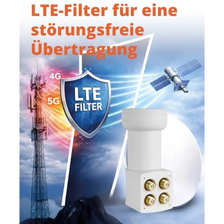 MegaSat 0401074 HD-Profi Quad LNB weiß – Bild 5