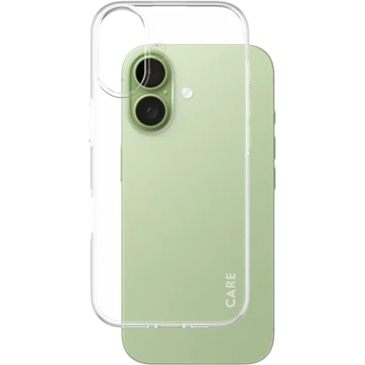 CARE by PanzerGlass Slim X-Ray Case für Apple iPhone 17, stoßfeste Schutzhülle aus recyceltem Kunststoff, kabelladesfähig, klar – Bild 1