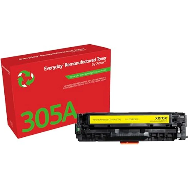 Xerox Kompatible Tonerkartusche CE412A, Gelb mit ca. 2600 Seiten Reichweite für HP Color LaserJet Pro 300/400 Series – Bild 1