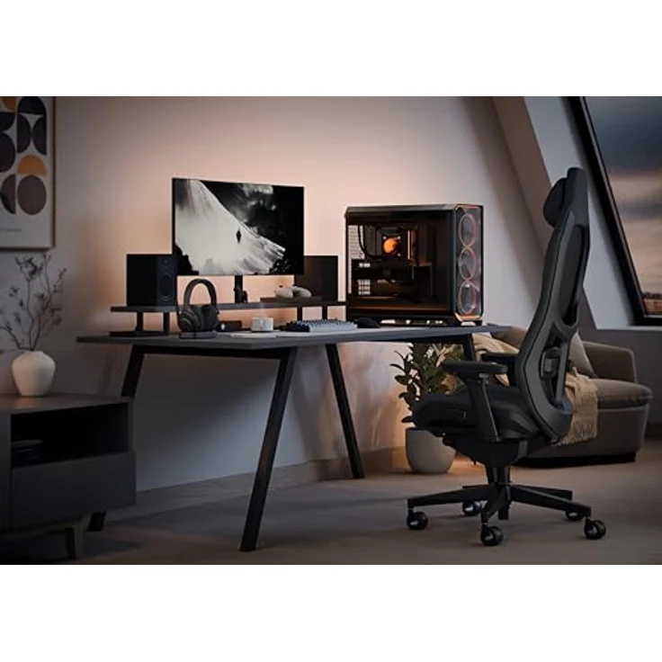 Fractal Design Meshify 3 XL Ambience Pro RGB, Big-Tower PC Gehäuse für E-ATX, Tempered Glass, schwarz, 3x 140-mm-RGB-Lüfter vorinstalliert – Bild 7