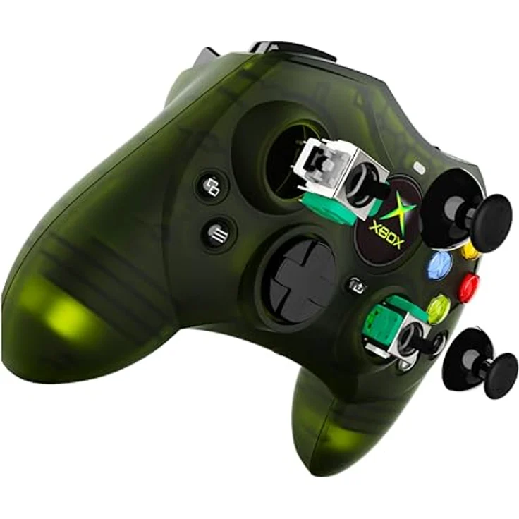 Hyperkin DuchesS Wired Controller, Offiziell lizenzierte Xbox Controller S-Replik für PC, Grün, mit Hall-Effekt-Sticks und Share-Button – Bild 3