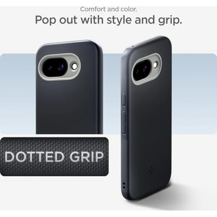 Spigen Nano Pop MagFit Hülle für Google Pixel 9a, Kompatibel mit MagSafe -Black Sesame, Integriertes Magnet zum Festhalten des kabellosen Ladegeräts – Bild 3