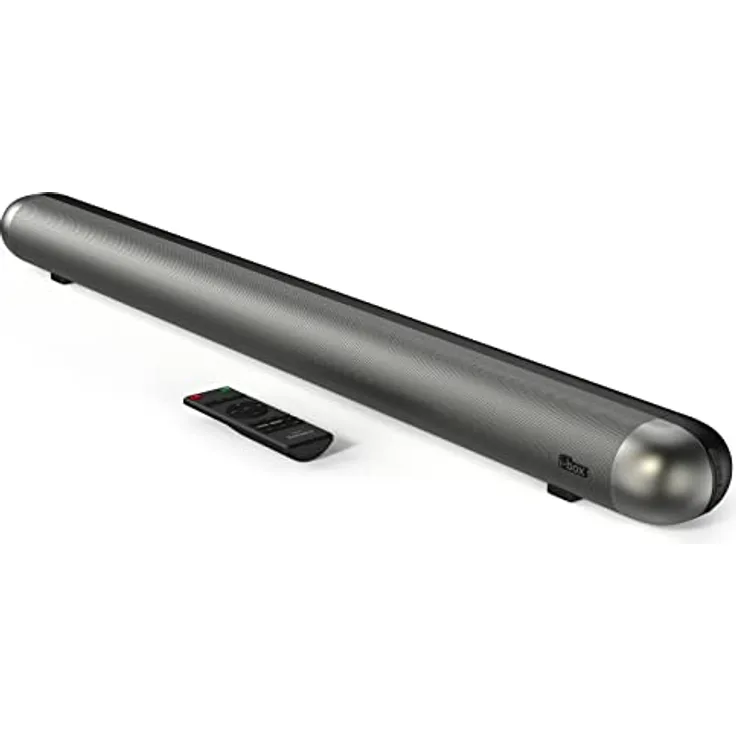 i-box Sonoro Soundbar mit Dolby Surround Sound, Bluetooth 5.0, HDMI ARC, AUX, und USB für TV, Heimkino, Musik und Filme, Schwarz