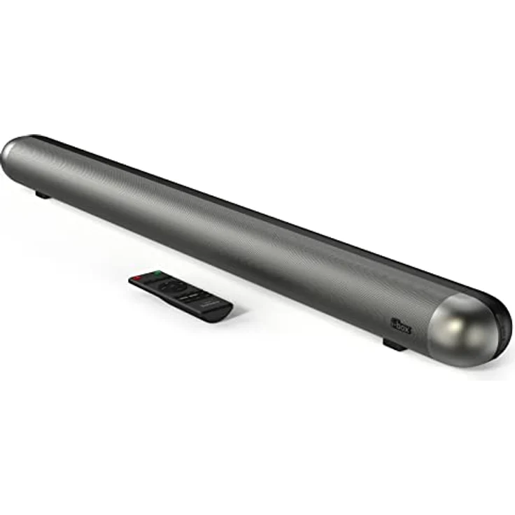 i-box Sonoro Soundbar mit Dolby Surround Sound, Bluetooth 5.0, HDMI ARC, AUX, und USB für TV, Heimkino, Musik und Filme, Schwarz – Bild 1