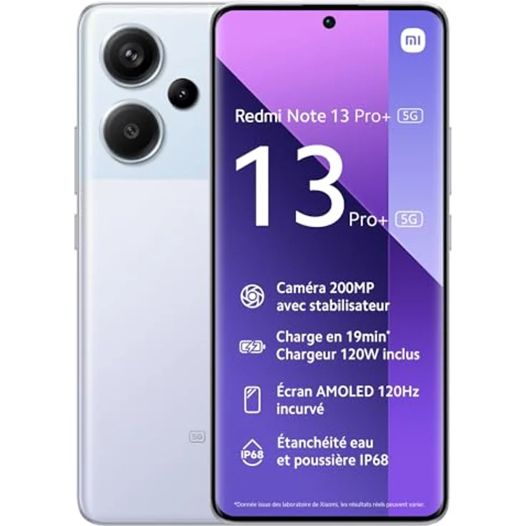Xiaomi Redmi Note 13 Pro+ 5G 512GB, 12GB, aurora-purple – Bild 1