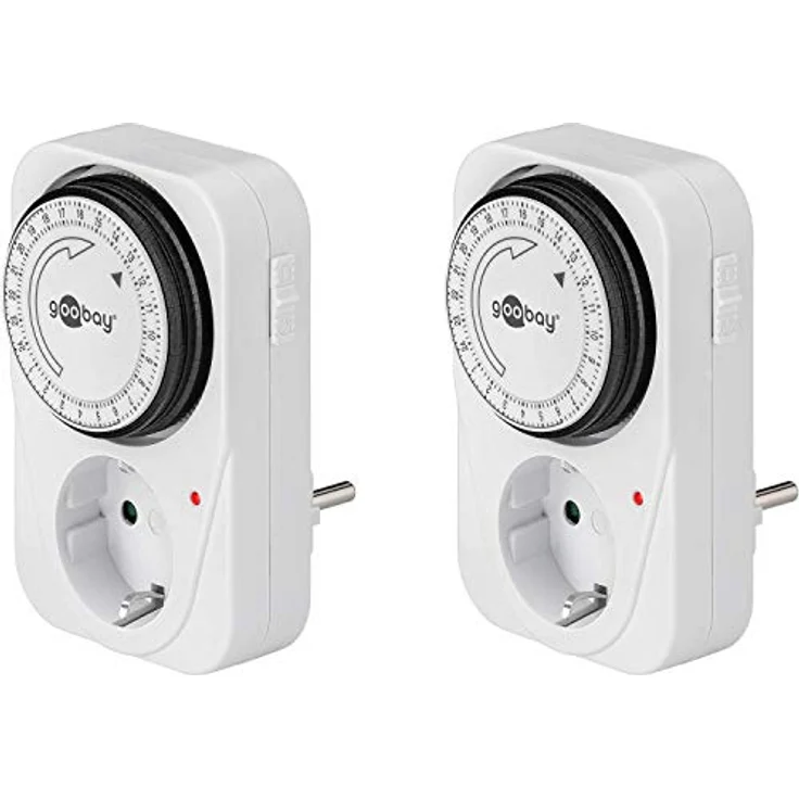 Goobay 2er Pack Zeitschaltuhr mechanischer Timer, 2) (Pack of 2) – Bild 2
