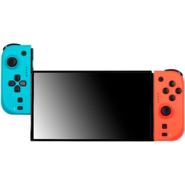 Konix Joypads Controller-Paar für Nintendo Switch und Switch OLED, 8 Stunden Akkulaufzeit, Vibrationsfunktion, blau und rot – Bild 3
