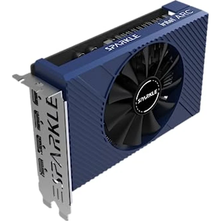 Sparkle Intel Arc A380 ELF DDR6 HDMI 2000MHz 6GB Single Fan Grafikkarte - Blau – Bild 4