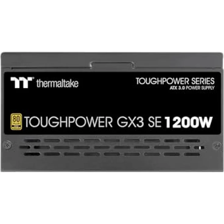 Thermaltake Toughpower GX3 SE 1200W, ATX 3.0 Netzteil mit PCIe Gen 5, 80 Plus Gold Zertifizierung, Non-Modular, leiser 120-mm-Lüfter – Bild 3