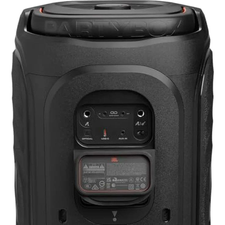 JBL PartyBox 130, Tragbarer Partylautsprecher mit 2× 5.25-Zoll Woofern, 15 Stunden Wiedergabezeit, spritzwasserfest, Schwarz – Bild 2