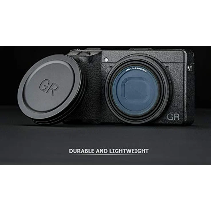 JJC Metall Objektivdeckel für RICOH GR IIIx/GR III/GR II, schützt vor Kratzern und Staub, aus Premium-Aluminium-Legierung, leichte Bauweise mit EVA-Innenseite – Bild 2