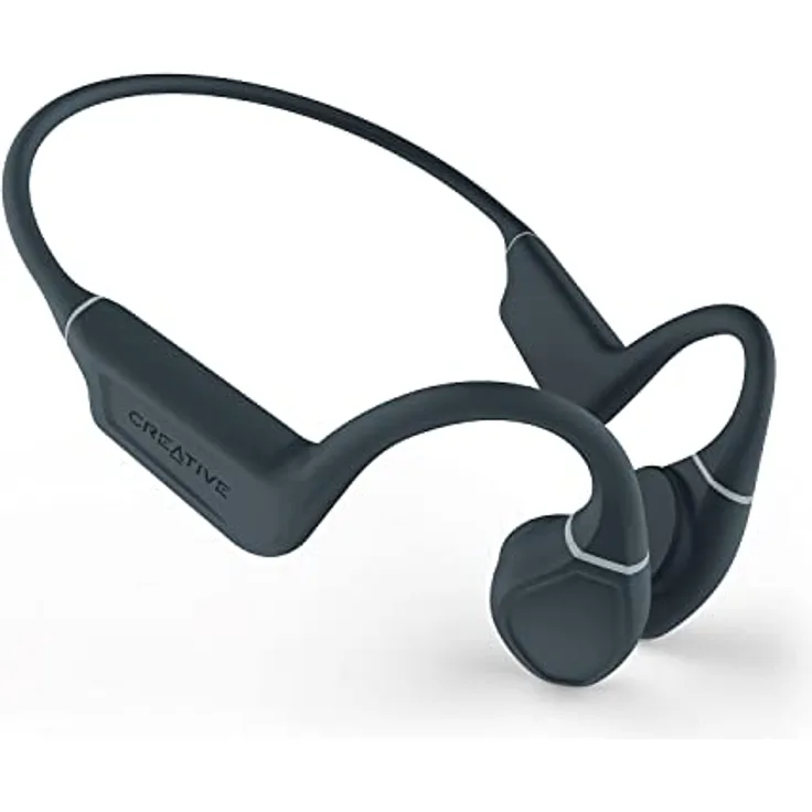 CREATIVE Outlier Free Wireless Bone Conduction Kopfhörer mit Bluetooth 5.3, IPX5 Schweiß- und Wasserspritzfestigkeit, Multipoint-Konnektivität, bis zu 10 Stunden Akkulaufzeit, integriertes Mikrofon