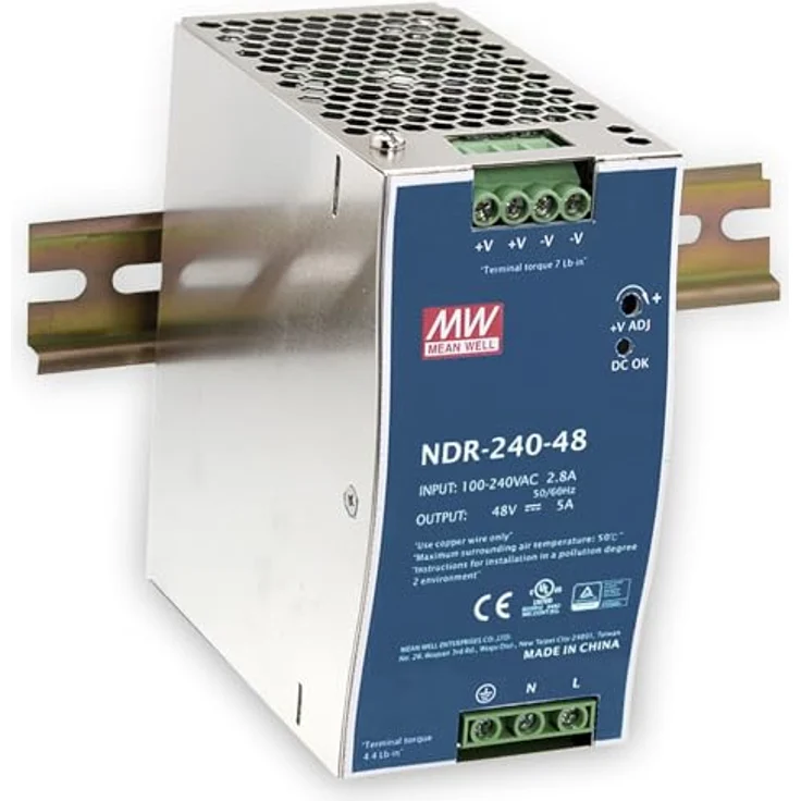 Mean Well Hutschienen-Netzteil (DIN-Rail) NDR-240-24 240 W 1 x (NDR-240-24) – Bild 2