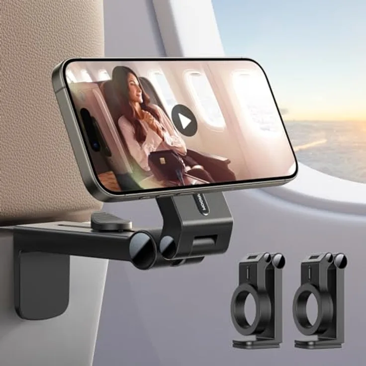 JOYROOM Flugzeug-Handyhalterung, freihändig mit 20 MagSafe-Magneten, 360° schwenkbar, kompakt und faltbar, für iPhone 17 Pro Max 16 15 14 13 12
