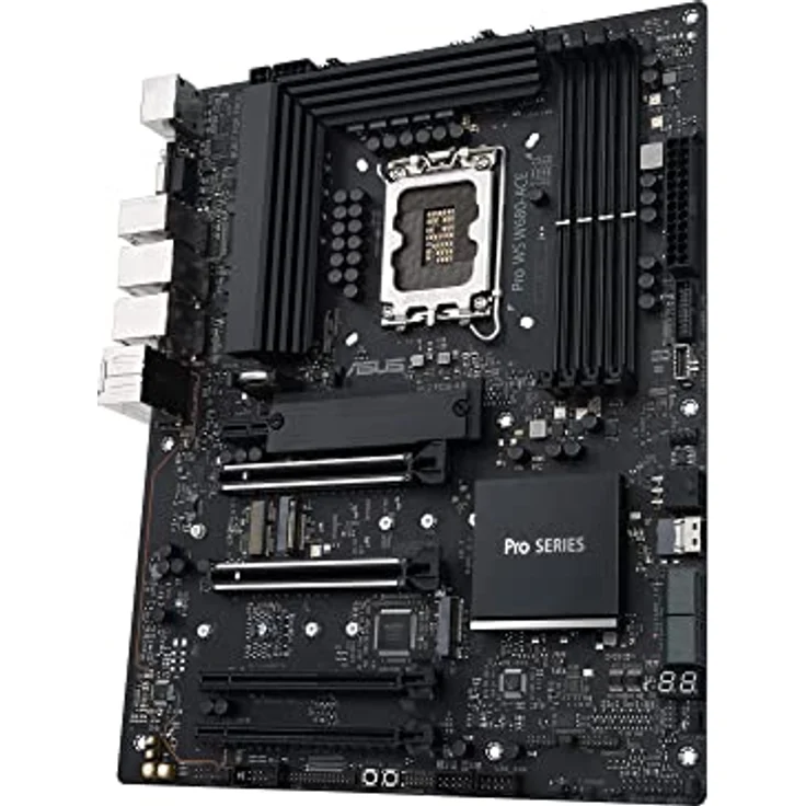 ASUS PRO WS W680-ACE, Intel W680 Mainboard, Sockel 1700, DDR5, ATX, schwarz – Bild 6