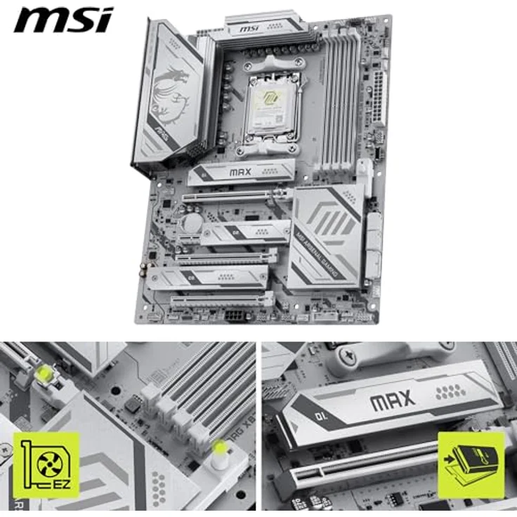 MSI MAG X870E Gaming Plus MAX WiFi, Mainboard mit WLAN-Konnektivität für Gaming-Systeme – Bild 3