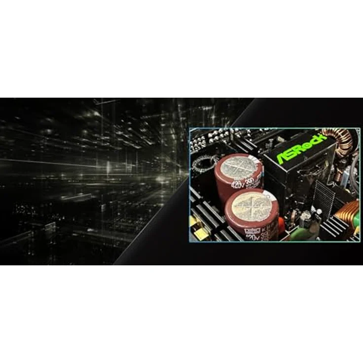 ASRock Netzteil ASROCK PG-850G, 850 W, 80 Plus Gold/A, modulares Design, PCI-E 5.1 x1, PCI-E (6+2 Pin) x3, SATA x9, schwarz – Bild 10