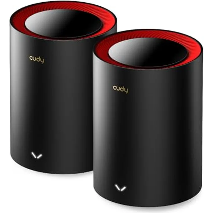 Cudy AX3000 2,5G Mesh System Wi-Fi 6 Router, 2,5 g WAN, Backhaul Ethernet, ideal für 1Gig+ Internet, Wireguard, OpenVPN, Zerotier, CloudFlare, DDNS, 2023 Freigabe M3000 2er-Pack
