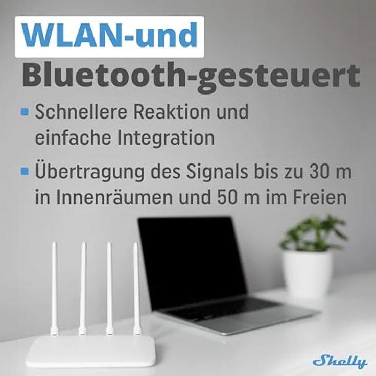 Shelly BLU Gateway | Bluetooth-WLAN-Gateway in einem USB-A-Dongle | Hausautomation | Kompatibel mit Alexa & Google Home | Kabellos – Bild 4