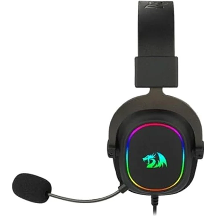 Redragon H510RGB, kabelgebundenes Gaming Headset mit 53 mm Treibern, virtueller Surround-Sound und effektiver Geräuschisolierung, Schwarz – Bild 5