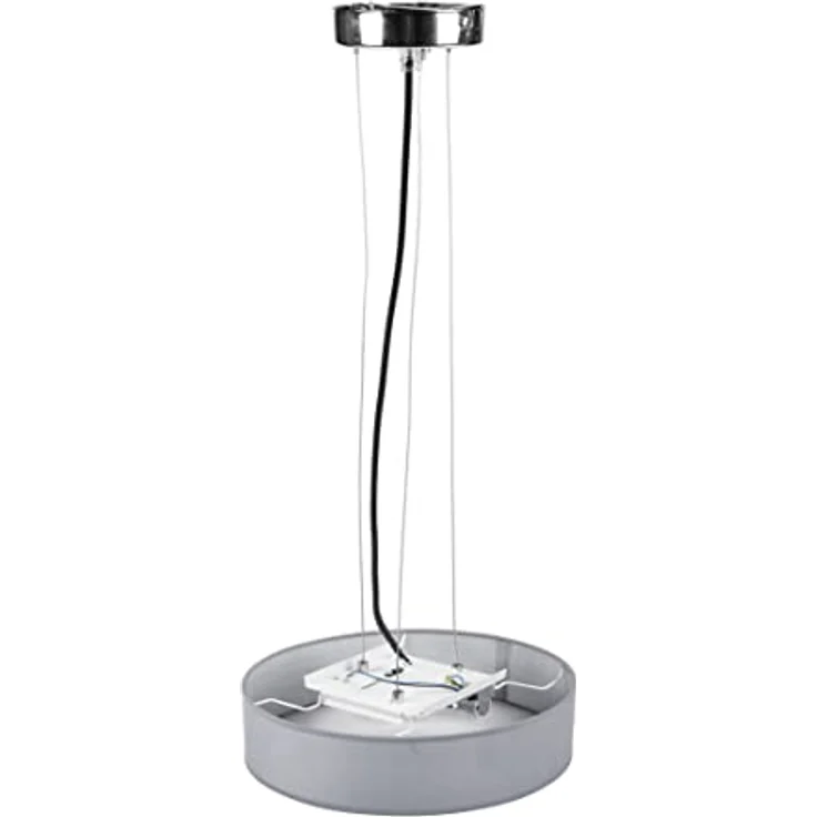 Smartwares IDE-60036 Deckenleuchte- Textilschirm, 50 cm , 4x E27, grau – Bild 4