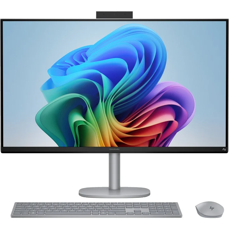 HP OmniStudio X 32-c0777ng, 31.5 Zoll 4K Ultra HD All-in-One-PC, Intel Core Ultra 7, 32 GB RAM, 2 TB SSD, Silber, Windows 11 Home