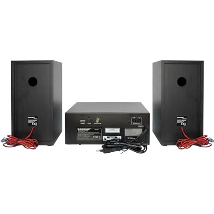 Blaupunkt MS30.2BT Micro-Stereoanlage, 150 W Leistung, Bluetooth, HDMI ARC, FM-Radio mit 40 Sendern, USB- und AUX-Anschluss, weiß – Bild 3