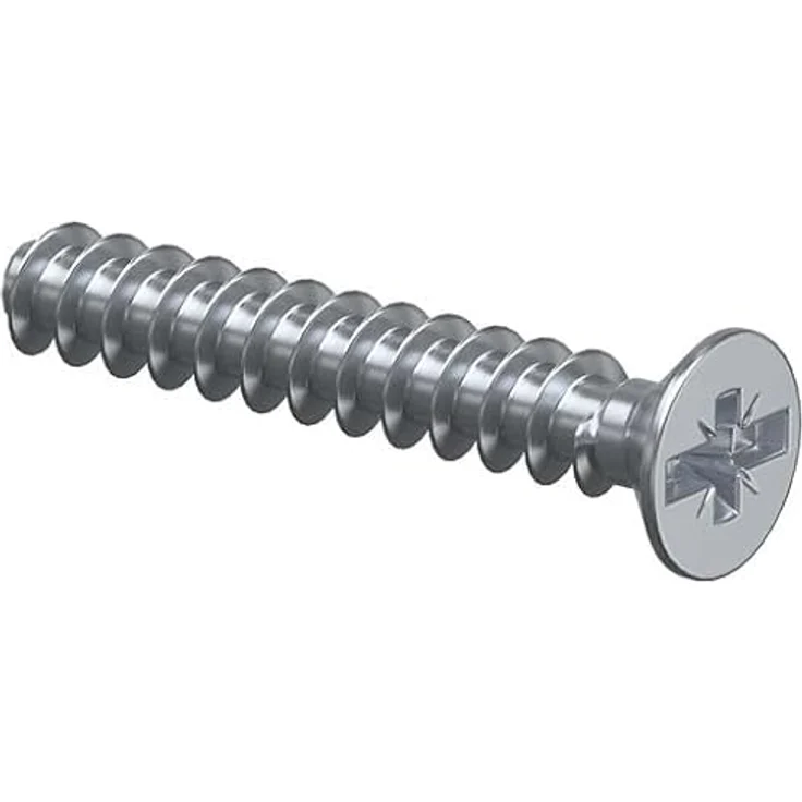 KAISER 2472-20 Geräteschrauben +/- , Länge 20 mm, selbstformend 3,2 mm, Senkkopf mit Kombiantrieb PZ1/S – Bild 3