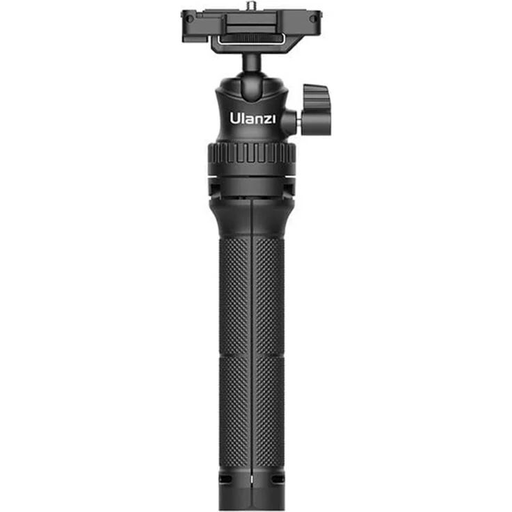 Ulanzi MT-34 Selfie Stick Stativ mit eingebautem Telefonhalter, 81,5 cm höhenverstellbar für Vlogging und Filmaufnahmen