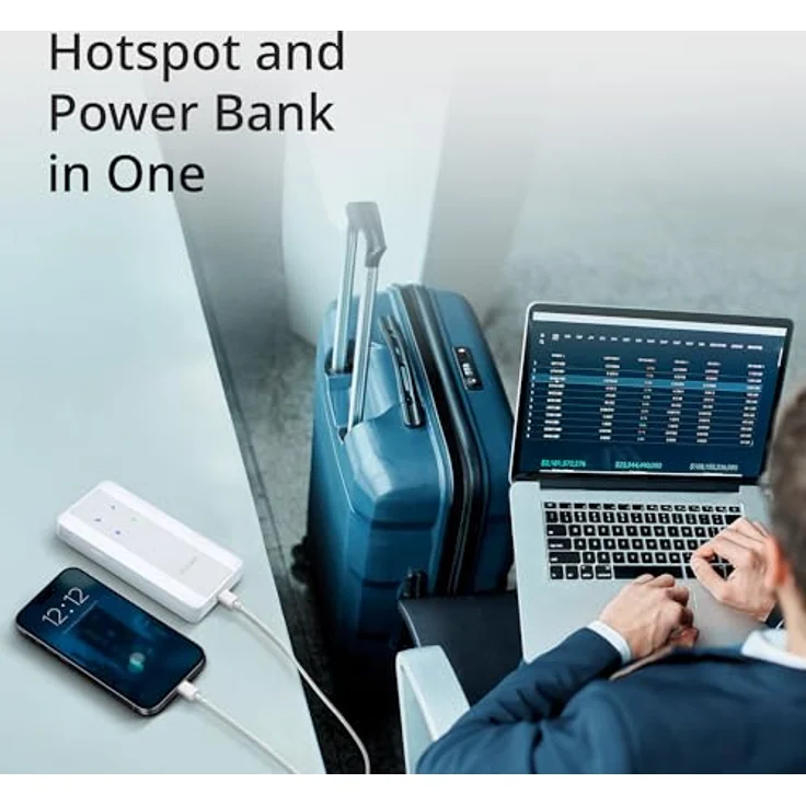 D-Link F518, Mobilfunknetzwerkmodem, 5G, Wi-Fi 6 (IEEE 802.11ax), Weiss, integrierte Firewall, USB-C-Anschluss – Bild 7