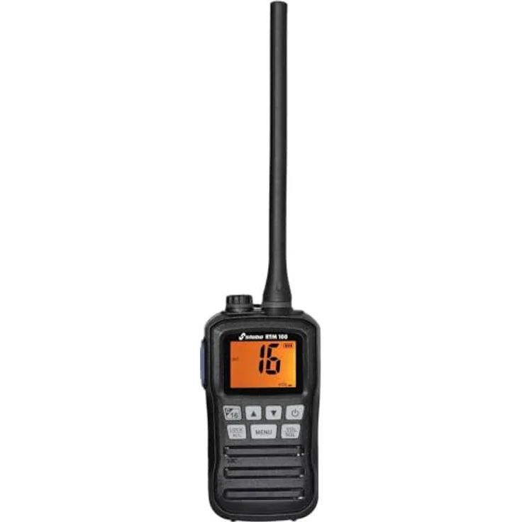 Stabo RTM 100, tragbare Li-Ionen Seefunkstation IP X7, Scan, Dual/Tri-Uhr, schwarz – Bild 2