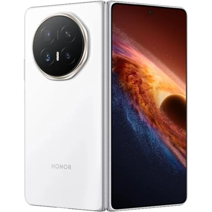 HONOR Magic V6 5G Falt-Smartphone, 512GB Speicher, 16GB RAM, weiß, OLED-Display, Snapdragon 8 Elite