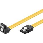 Wentronic HDD S-ATA Kabel 1,5GBs/3GBs/6GBs (S-ATA L-Type auf L-Type 90) 0,3m gelb