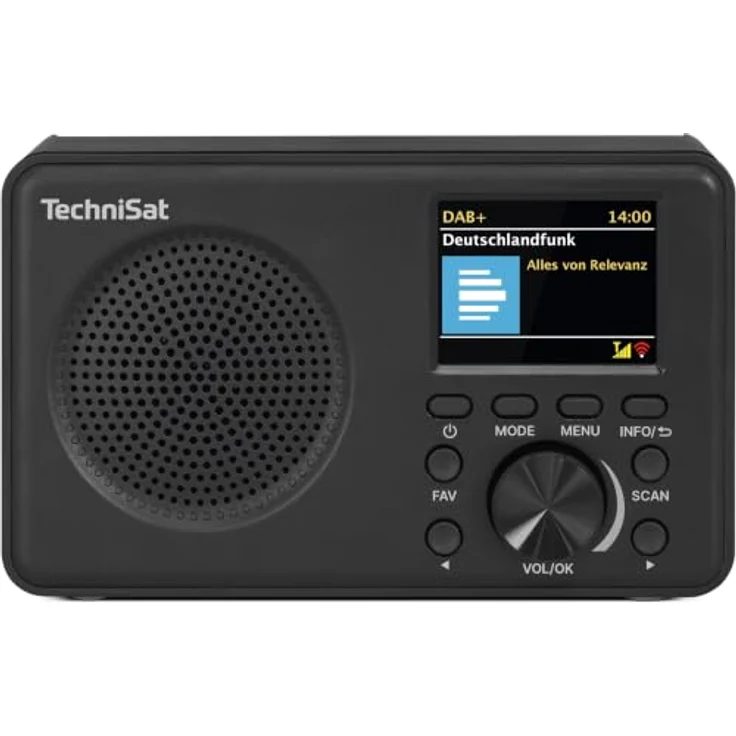 TechniSat Viola 2 C BT, Tragbares DAB Radio mit Bluetooth, 2,4 Zoll TFT-Farbdisplay, betrieben mit Netzteil oder Batterien – Bild 5