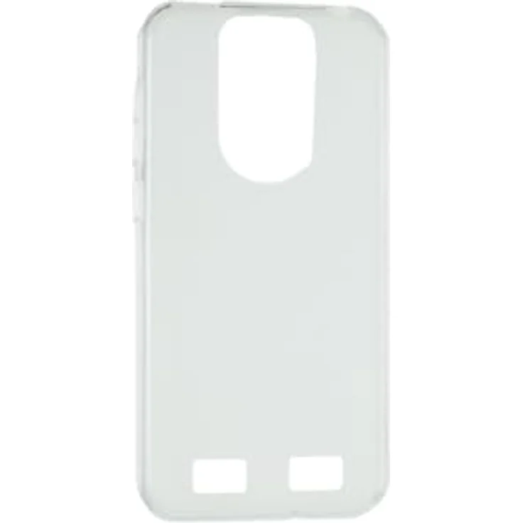 caseroxx Handy Cover für PEAQ PSP 500, TPU-Hülle, flexibel & stoßfest, weiß-transparent – Bild 5