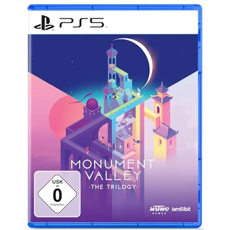 iam8bit Monument Valley: The Trilogy - PS5, mit sechs Designkarten und Download-Code für die Soundtracks, handgefertigte Level und emotionale Geschichten – Bild 1